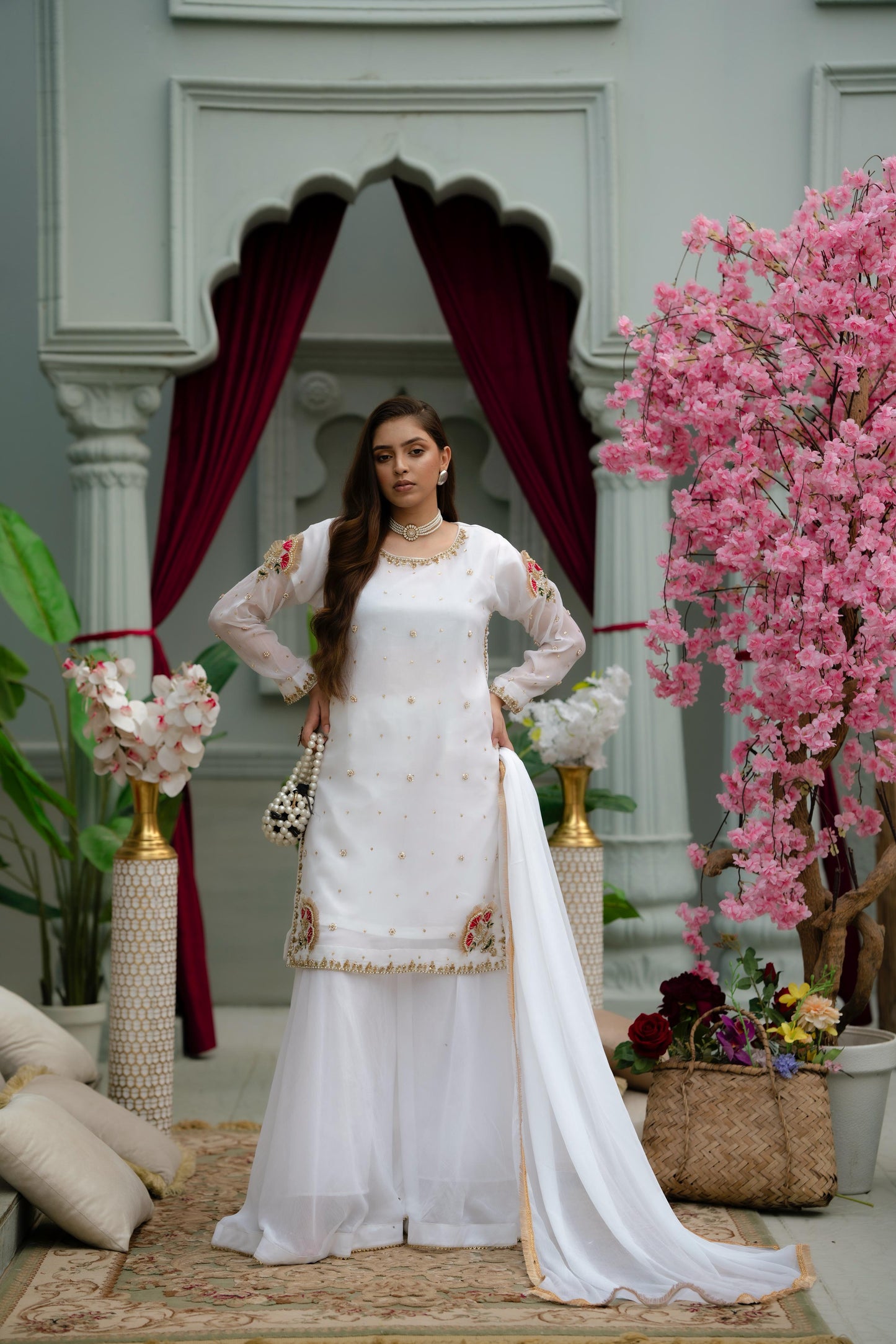 Nooré Safaid – Crinkle Chiffon 3pc Suit