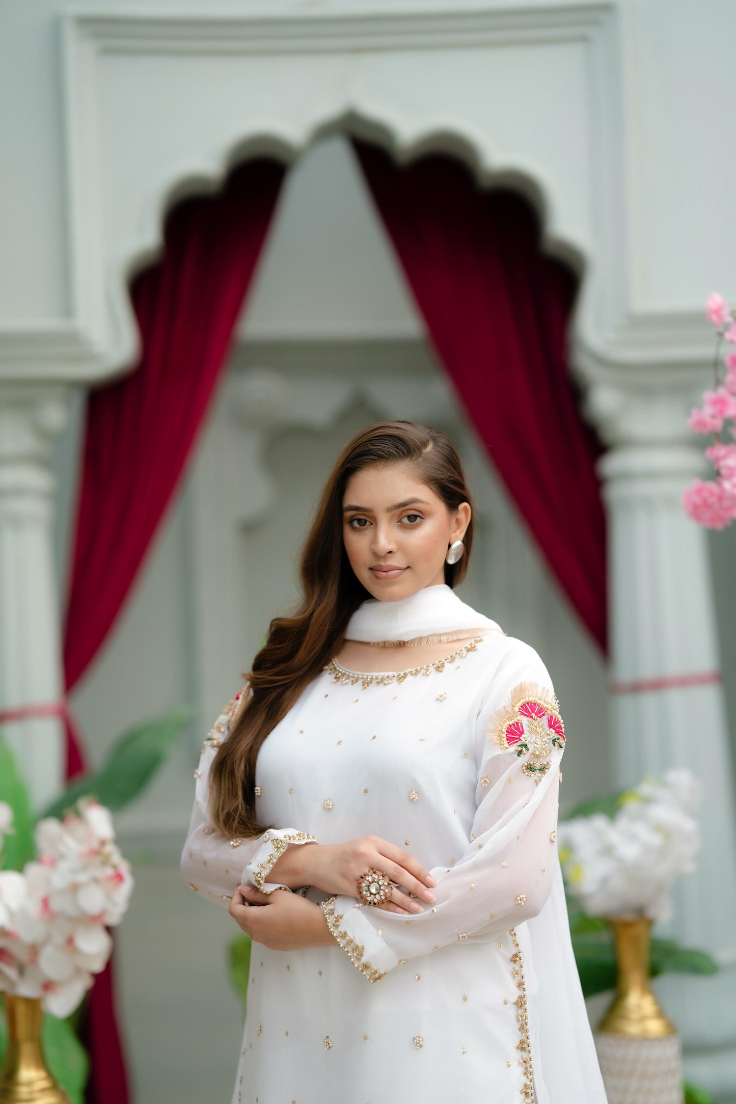Nooré Safaid – Crinkle Chiffon 3pc Suit