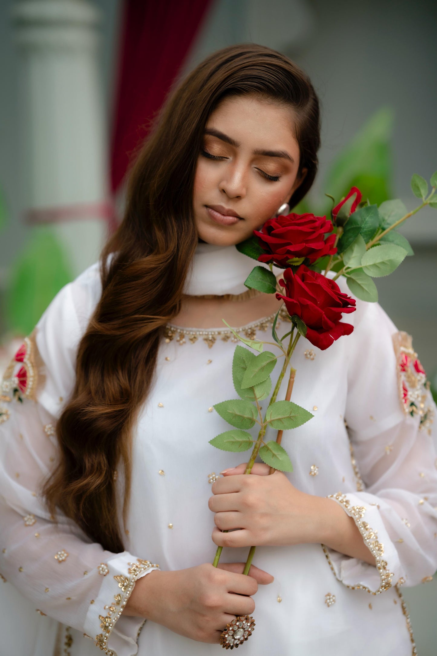 Nooré Safaid – Crinkle Chiffon 3pc Suit