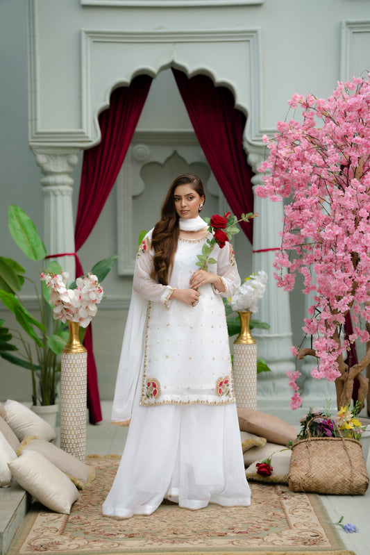 Nooré Safaid – Crinkle Chiffon 3pc Suit